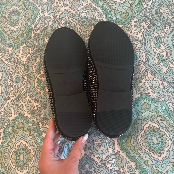 New without box Steve Madden Men's Caviar Rhinestone Slipper Loafer Size 7.5 - Picture 10 of 13